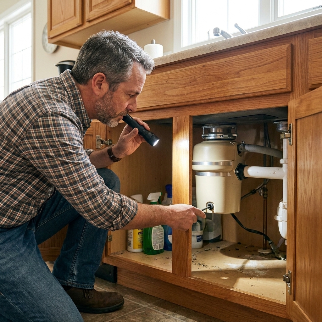 How to Unjam and Reset a Clogged Garbage Disposal
