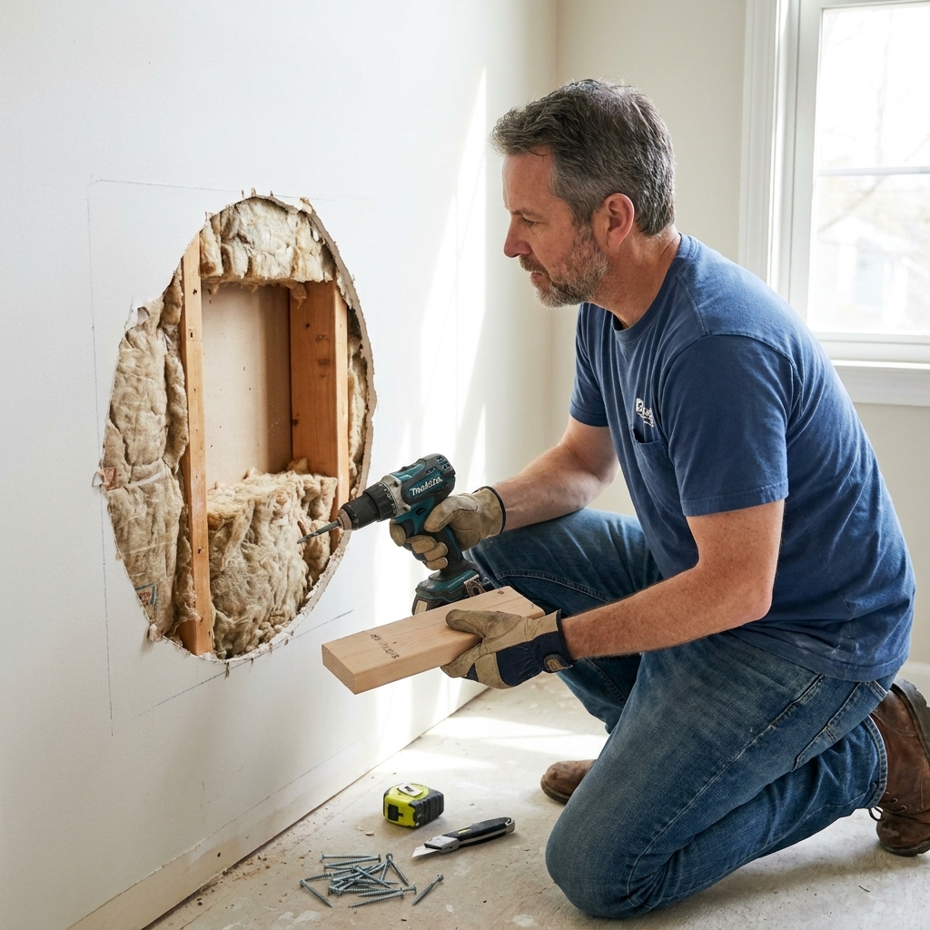 Patching Large Drywall Holes